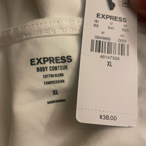 Express double v cotton blend body suit - Picture 5 of 5